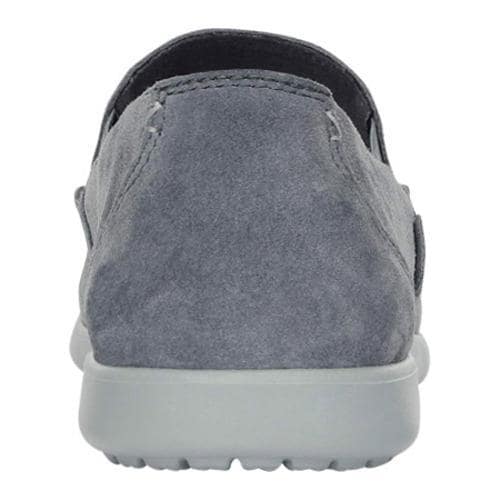 Men's Crocs Santa Cruz Suede II Loafer Charcoal/Light Grey Crocs Loafers