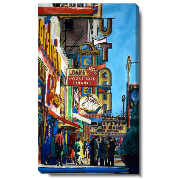 Studio Works Modern 'Utah City Street' Gallery Wrapped Canvas