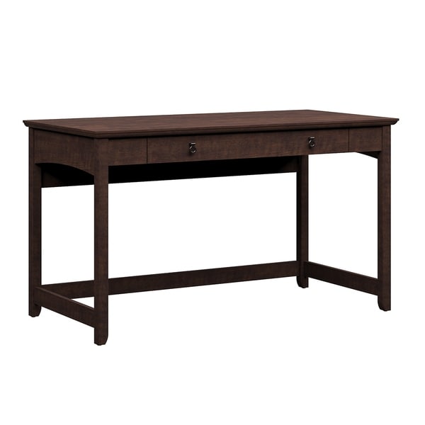 bush furniture buena vista home office desk in madison cherry