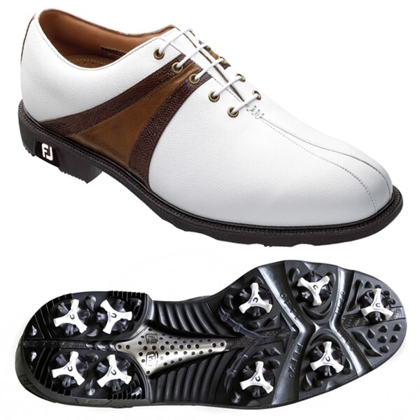 mens saddle oxford golf shoes