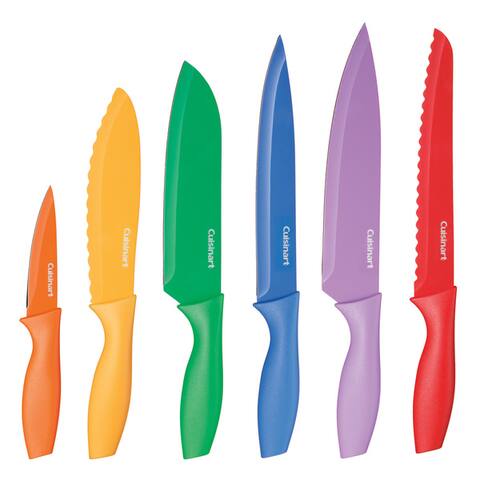 Cuisinart C55-01-12PCKS 12-Piece Color Knife Set with Blade Guards