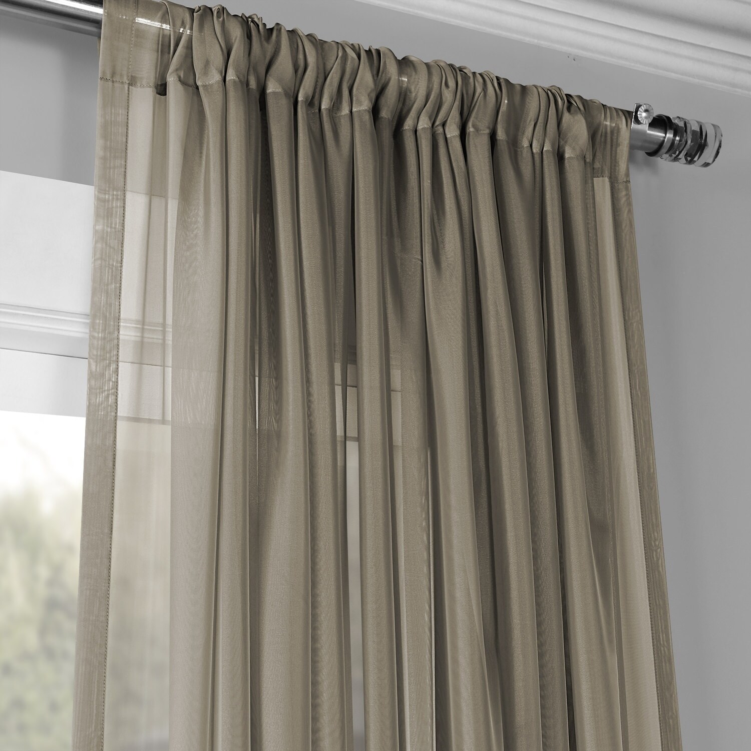 Exclusive Fabrics Signature Extra Wide Sheer Curtain Panel 8273674 Exclusive Fabrics Signature Extra Wide