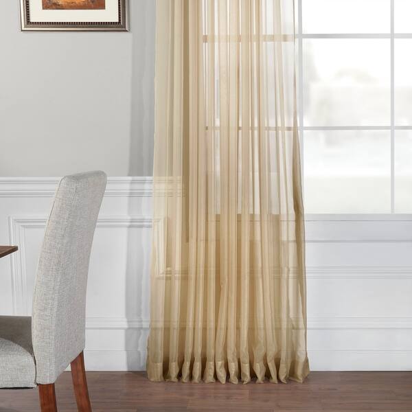 Shop Exclusive Fabrics Signature Extra Wide Sheer Curtain Panel