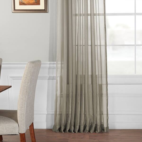 Shop Exclusive Fabrics Signature Extra Wide Sheer Curtain Panel
