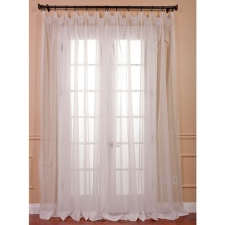 Buy Wide Width Rod Pocket Sheer Curtains Online At Overstock