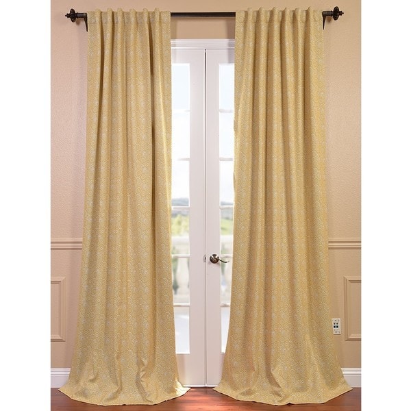 EFF Haight Sunshine Pole Pocket Blackout Curtain Panel