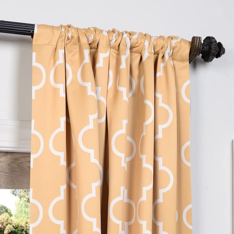 Exclusive Fabrics Seville Room Darkening Curtain Panel Pair (2 Panels)