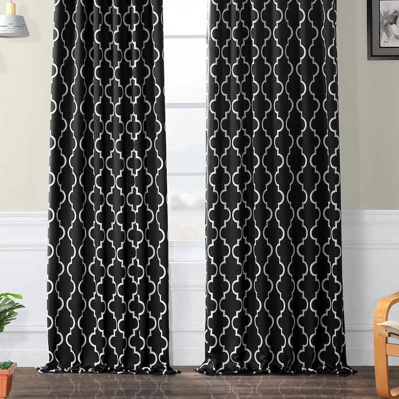 Exclusive Fabrics Seville Room Darkening Curtain Panel Pair (2 Panels)