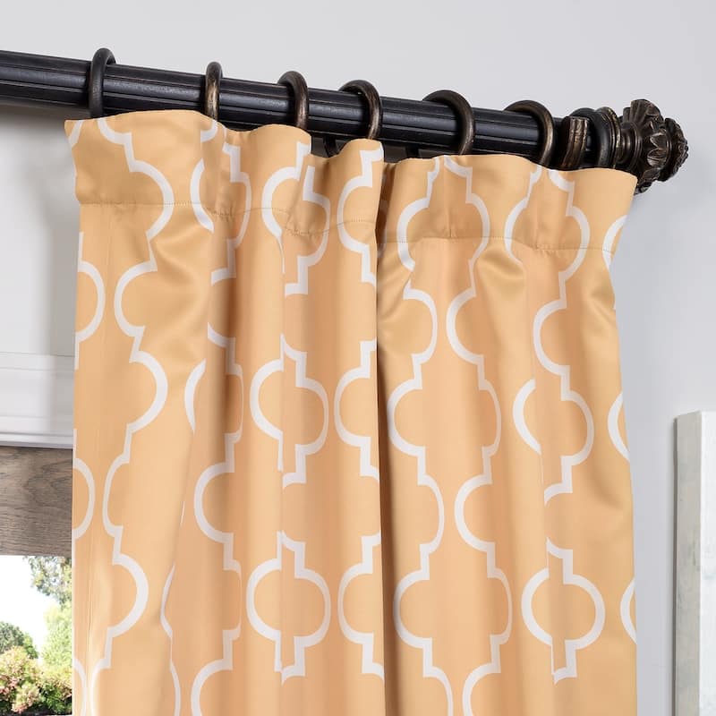 Exclusive Fabrics Seville Room Darkening Curtain Panel Pair (2 Panels)