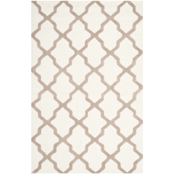 Safavieh Handmade Moroccan Cambridge Ivory Wool Rug (9 x 12)