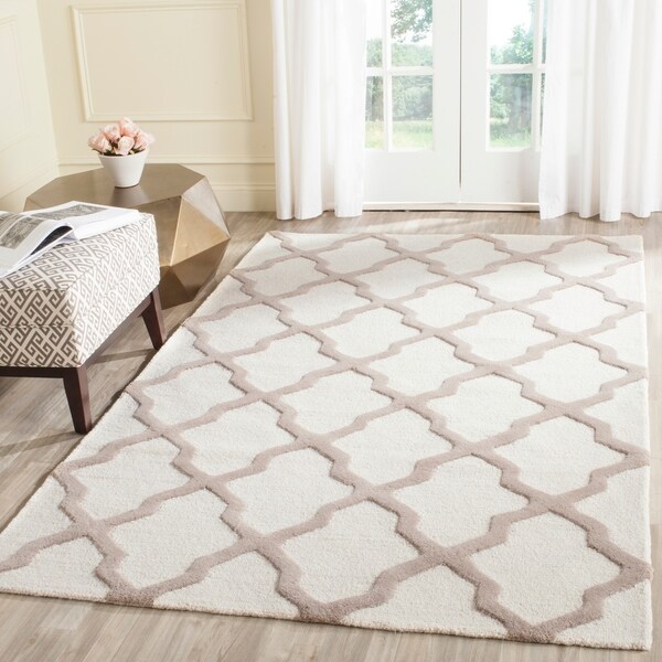 Safavieh Handmade Moroccan Cambridge Ivory Wool Rug - 9' x 12'