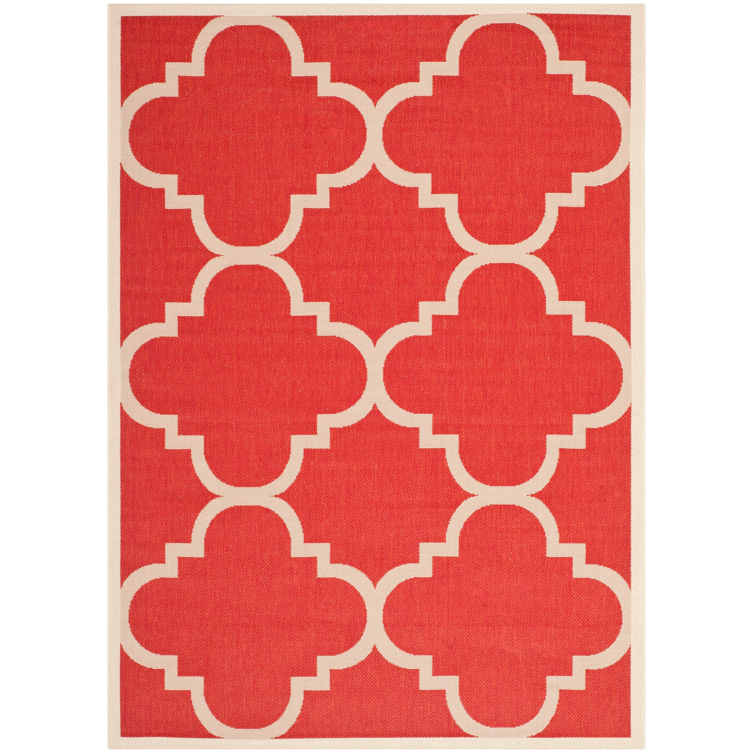 Safavieh Indoor/ Outdoor Courtyard Red Area Rug (67 X 96)