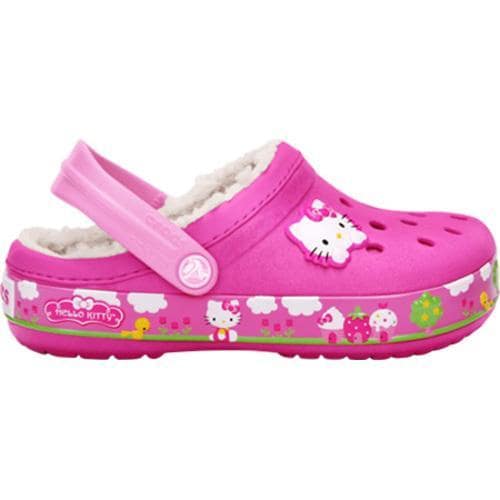 Girls' Crocs Crocband? Hello Kitty Fair Lined Clog Neon Magenta Crocs Slip ons