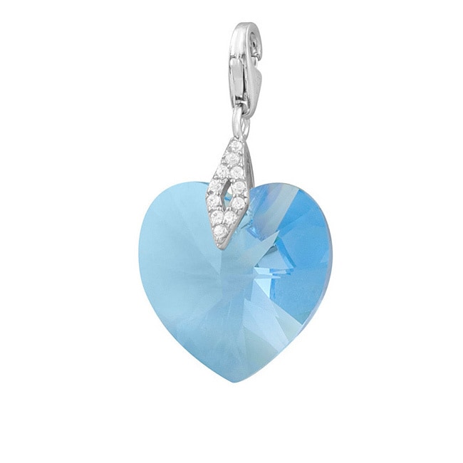 Bonyak Jewelry Sterling Silver Rhodium-platedEnamel Beach Chair Charm