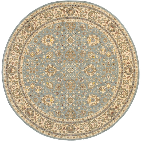 Karastan Sierra Mar Capri Robin's Egg Rug (10' Round) Karastan Round/Oval/Square