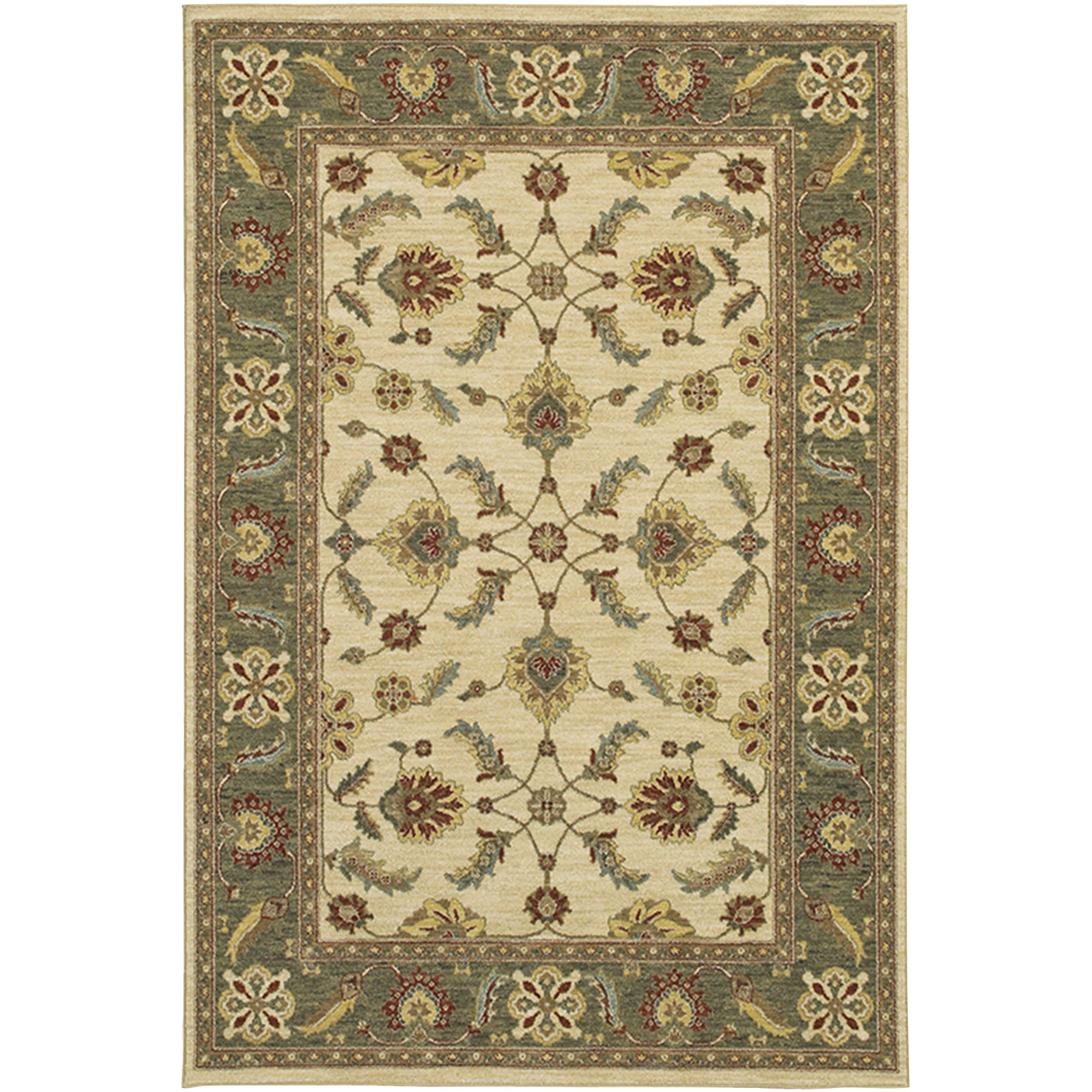 Karastan Sierra Mar Sedona Ivory/limestone Rug (56 X 83)