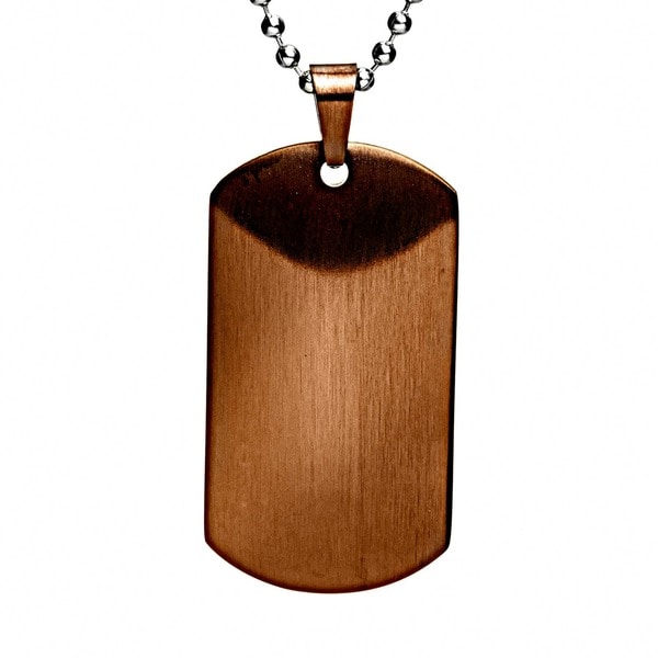 Crucible Men's Satin Dog Tag Necklace