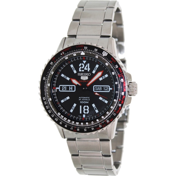 Seiko Mens SSA245 Le Grand Sport Automatic Semi skeleton Watch