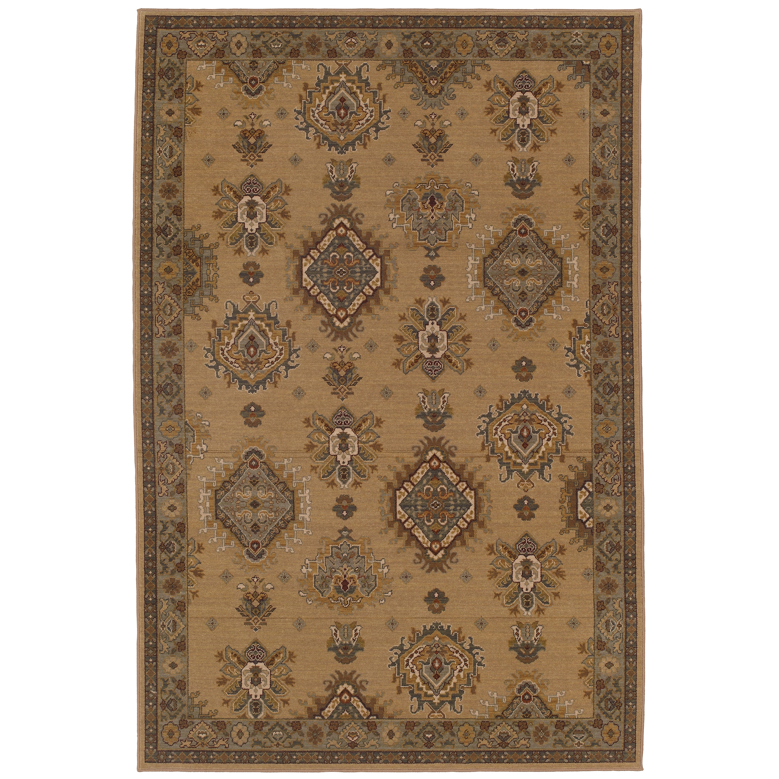 Karastan Bellingham Farragut Beige Rug (86 X 116)