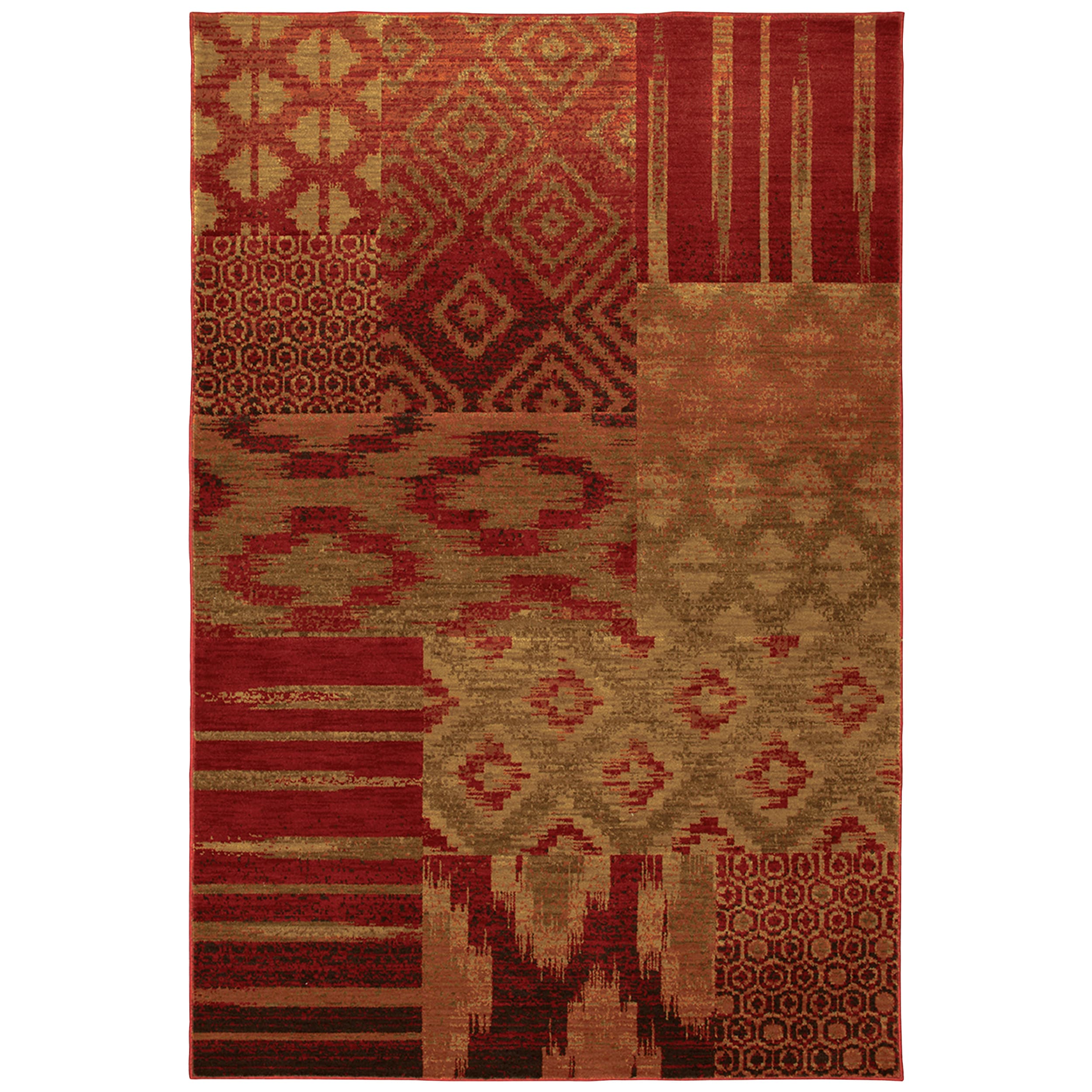 Karastan Carmel Cypress Point Crimson Rug (211 X 48)