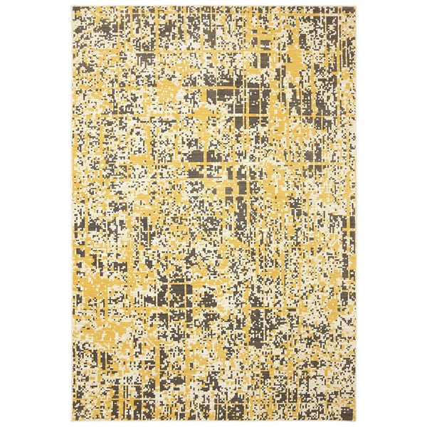 Karastan Panache Pixelated Creme Brulee Rug (9'6 x 12'11) Karastan Oversized Rugs