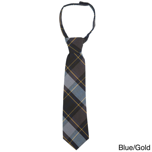 French Toast Boys 4 7 Adjustable Plaid Tie   15600098  