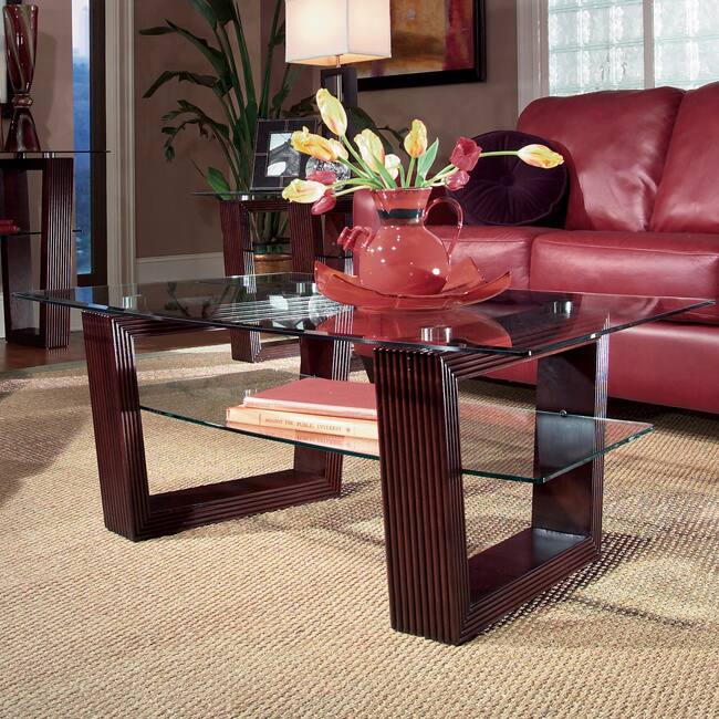 Cordoba Rectangular Glass Top Cocktail Table