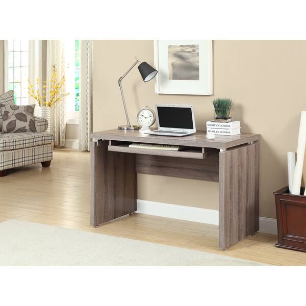 48 Computer Desk Maple Reclaimed-look Dark Taupe 48-inch Computer Desk - Bed Bath & Beyond ...