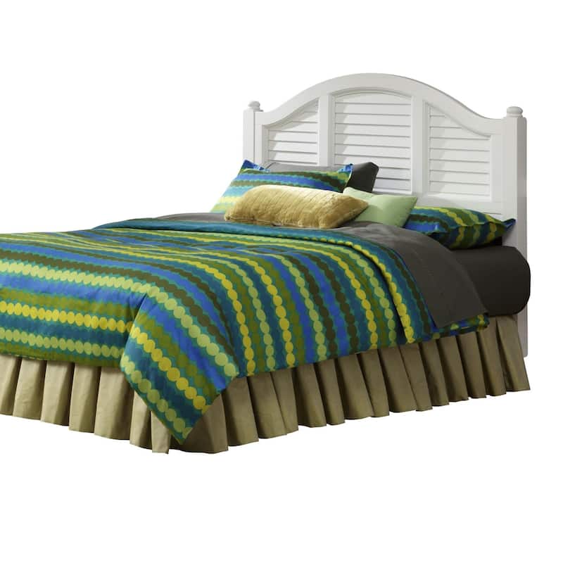 Bermuda King Headboard by Home Styles - Brushed - White
