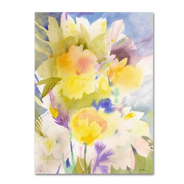 Sheila Golden Summers Yellows Canvas Art