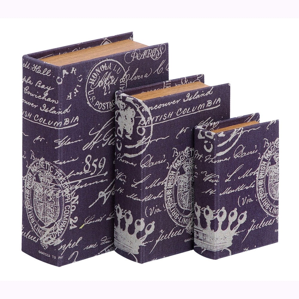 Book Box Set With Paris Lifestyle Theme (set Of 3)