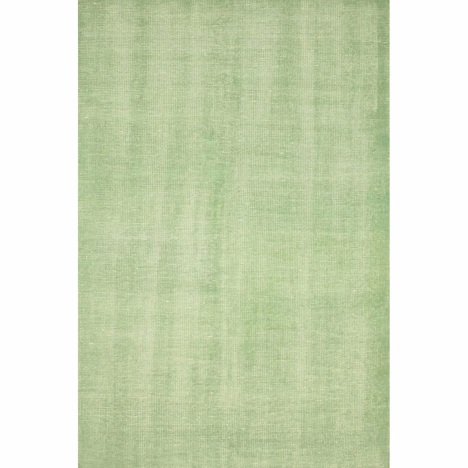 Nuloom Hand knotted Wool Overdyed Solid Green Rug (4 X 6)