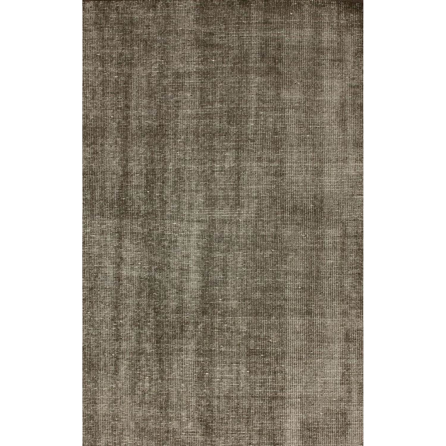 Nuloom Hand knotted Wool Overdyed Solid Cocoa Rug (4 X 6)