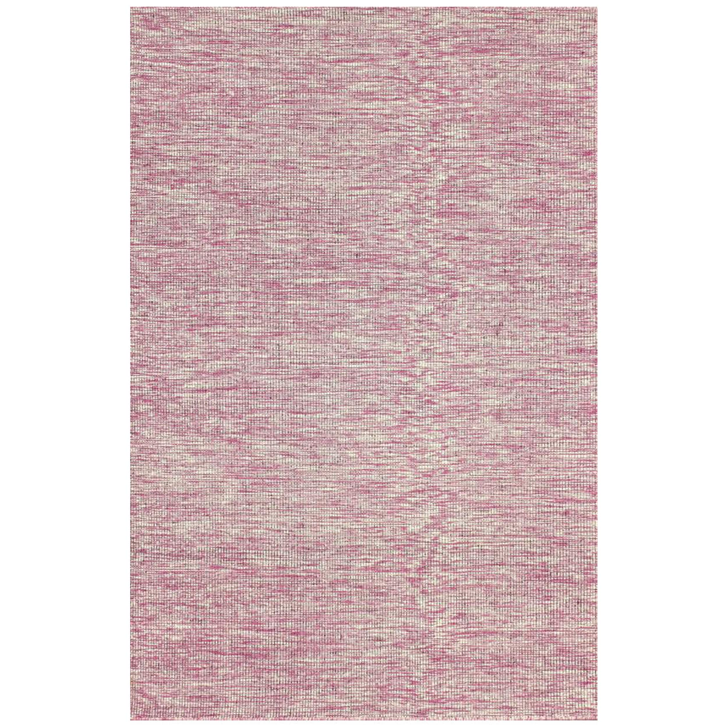 Nuloom Flatweave Wool Contempoary Tweeded Pink Rug (4 X 6)