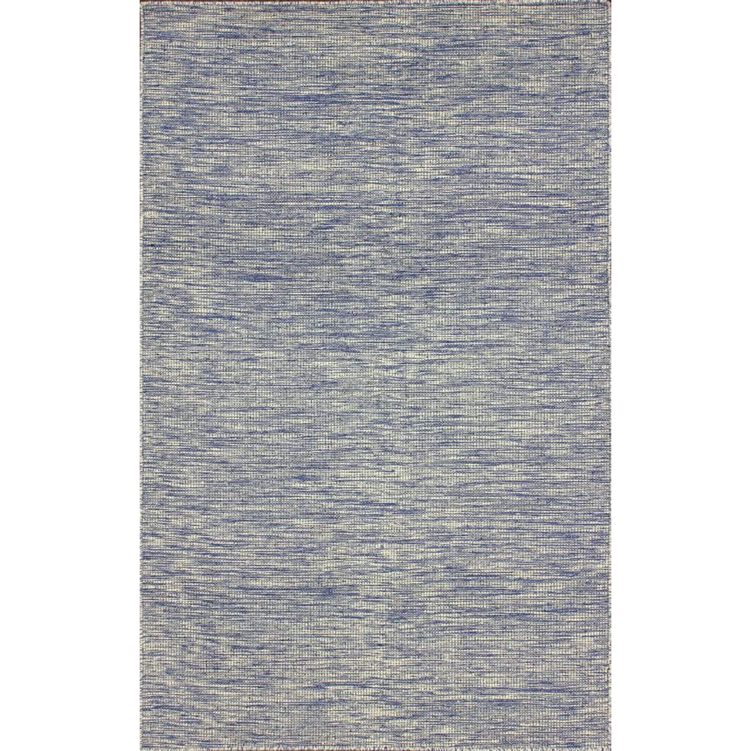 Nuloom Flatweave Wool Contempoary Tweeded Blue Rug (7 6 X 9 6)