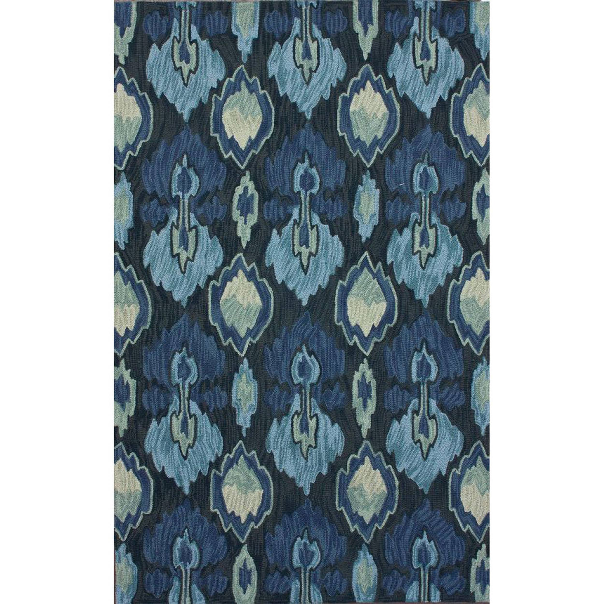 Nuloom Handmade Modern Ikat Blue Rug (83 X 11)