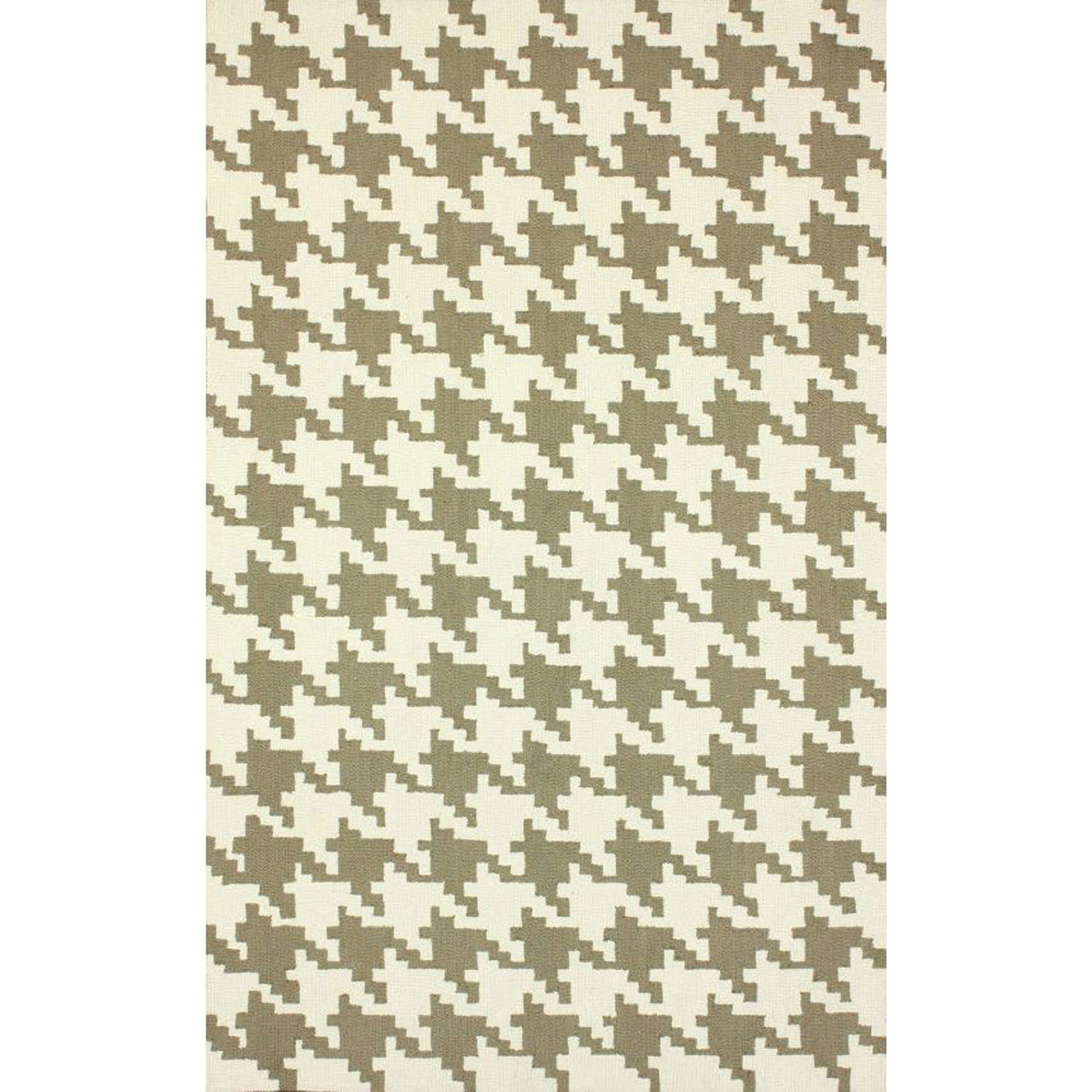 Nuloom Handmade Houndstooth Light Brown Wool Rug (5 X 8) (IvoryPattern AbstractTip We recommend the use of a non skid pad to keep the rug in place on smooth surfaces.All rug sizes are approximate. Due to the difference of monitor colors, some rug colors