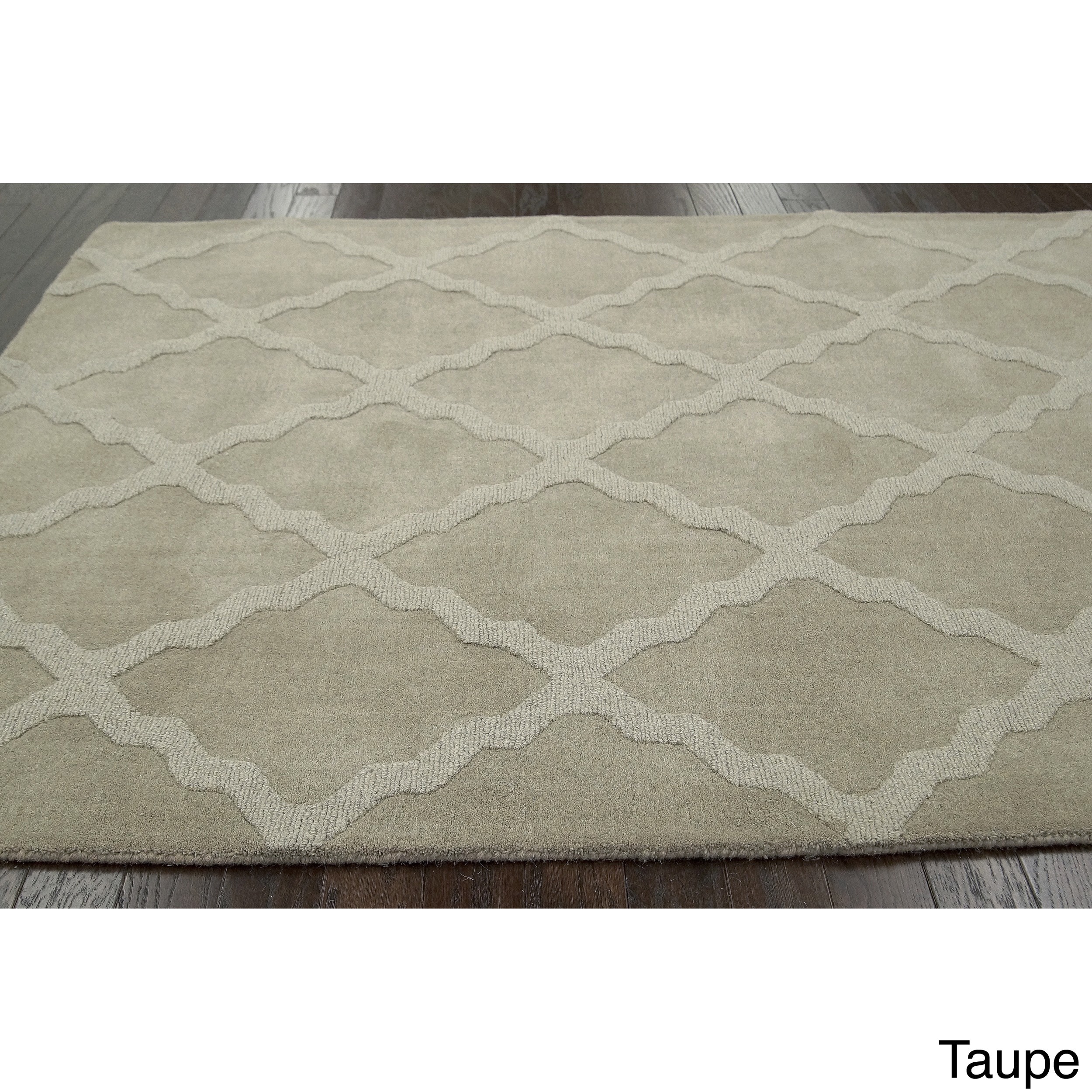 Nuloom Handmade Moroccan Trellis Wool Rug (5 X 8)