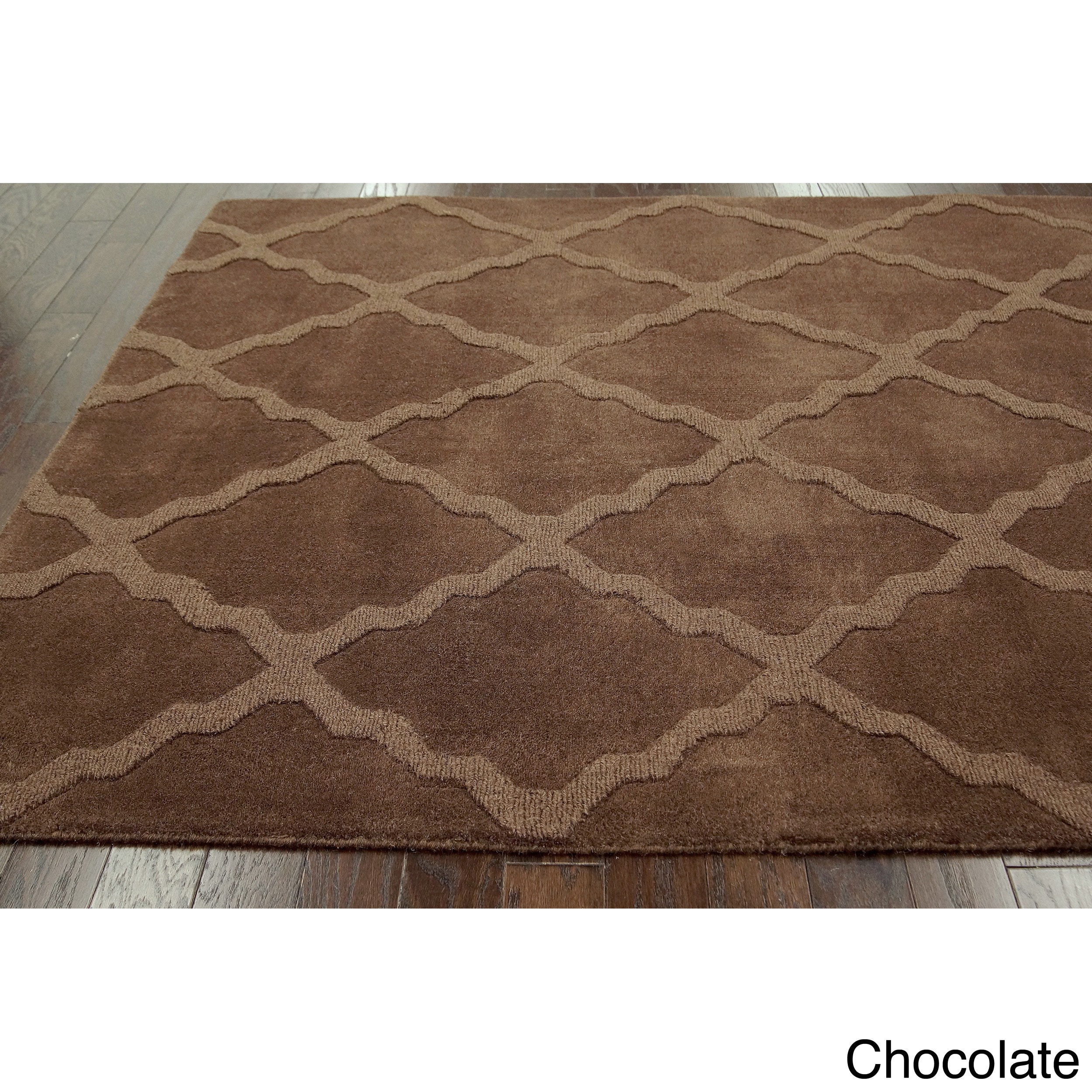 Nuloom Handmade Moroccan Trellis Wool Rug (5 X 8)