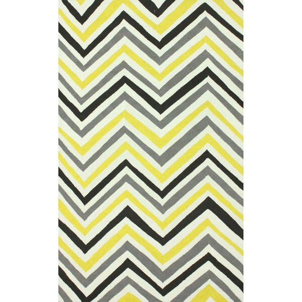 nuLOOM Handmade Alexa Chevron Wool Rug - 5' x 8'