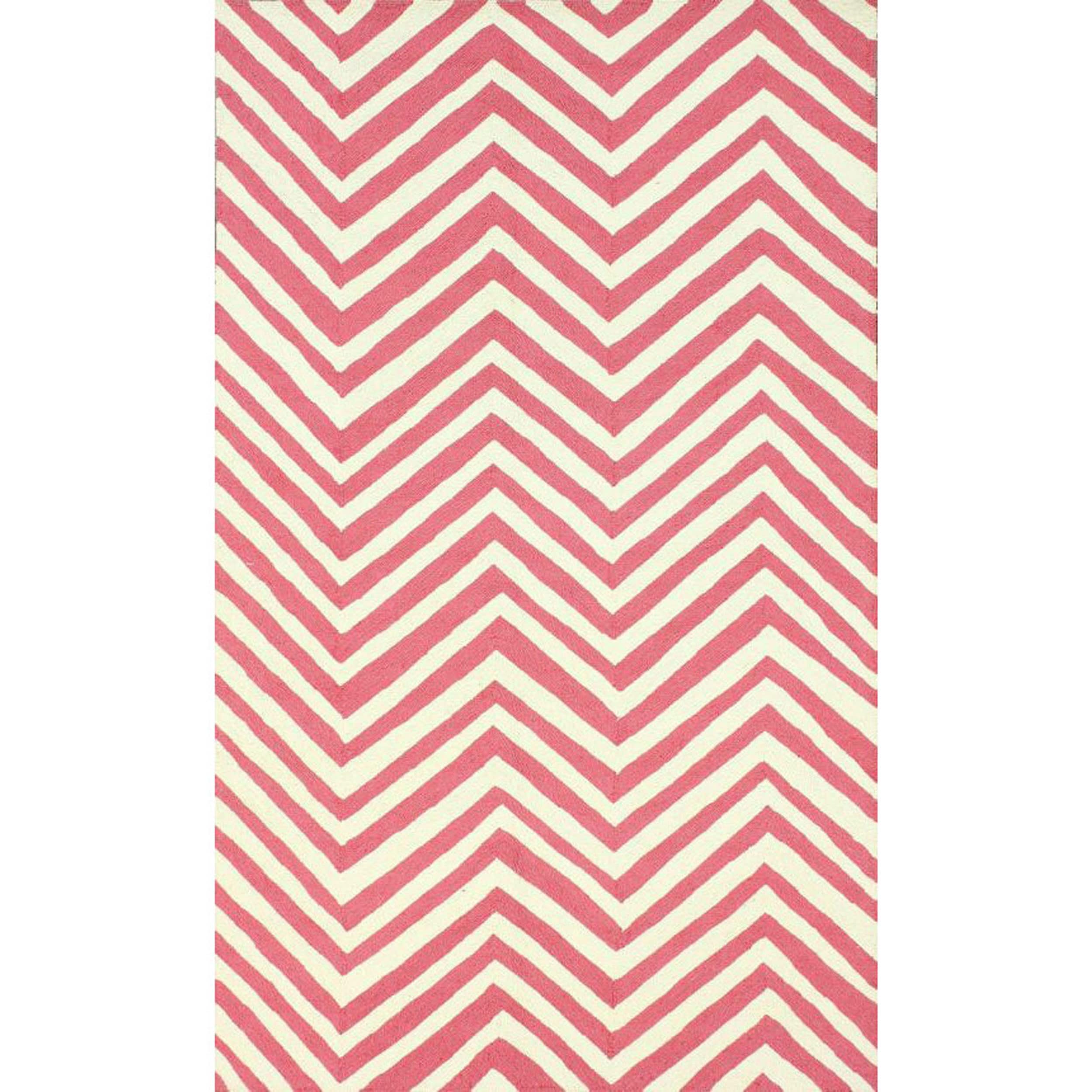 Nuloom Handmade Alexa Chevron Wool Rug (5 X 8)