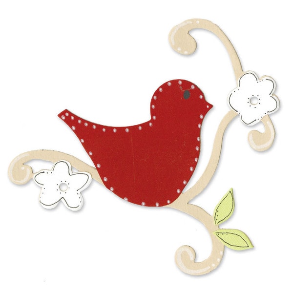 Sizzix Bigz Die Bird with Vine by Dena Designs