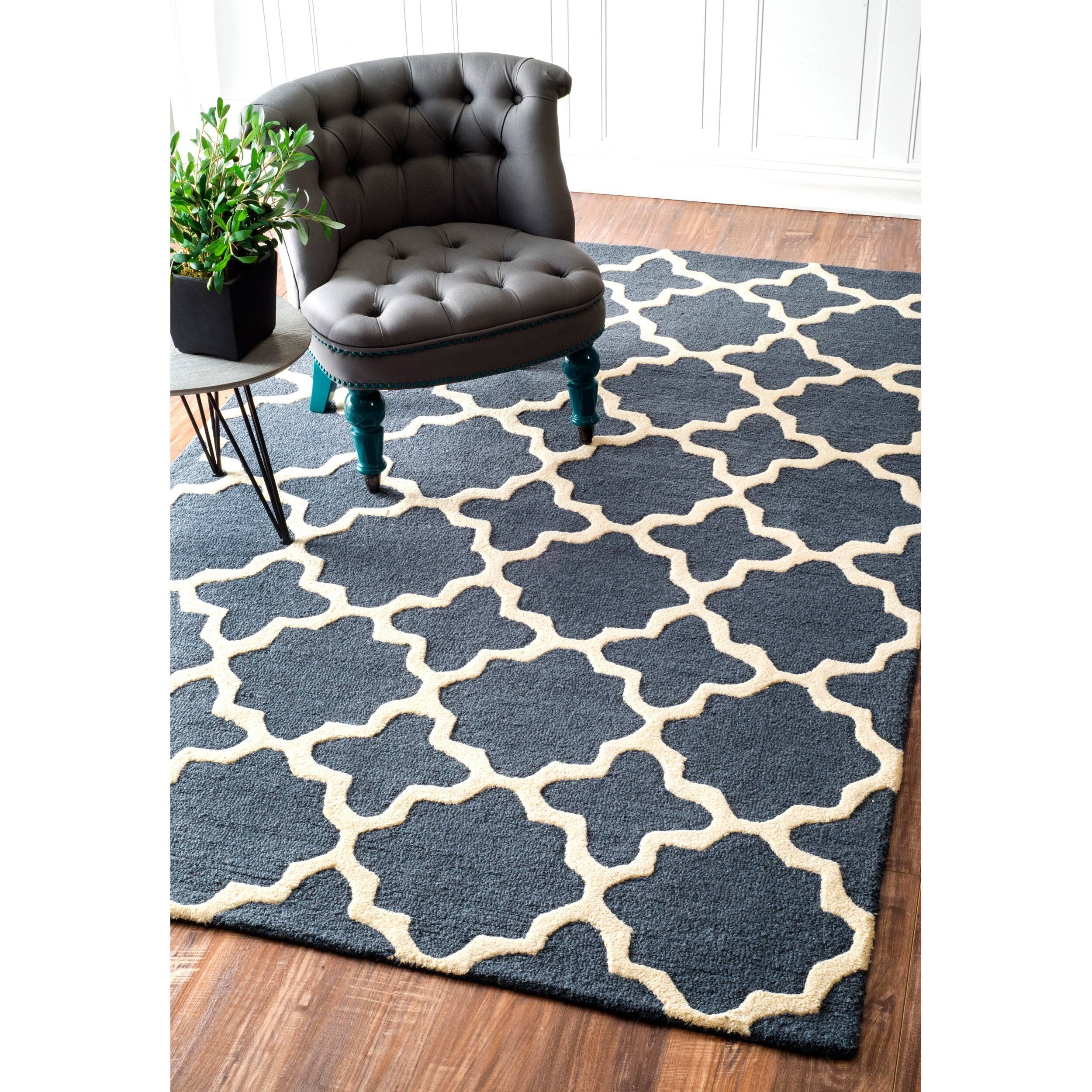 Nuloom Handmade Marrakesh Trellis Wool Rug (3 X 5)