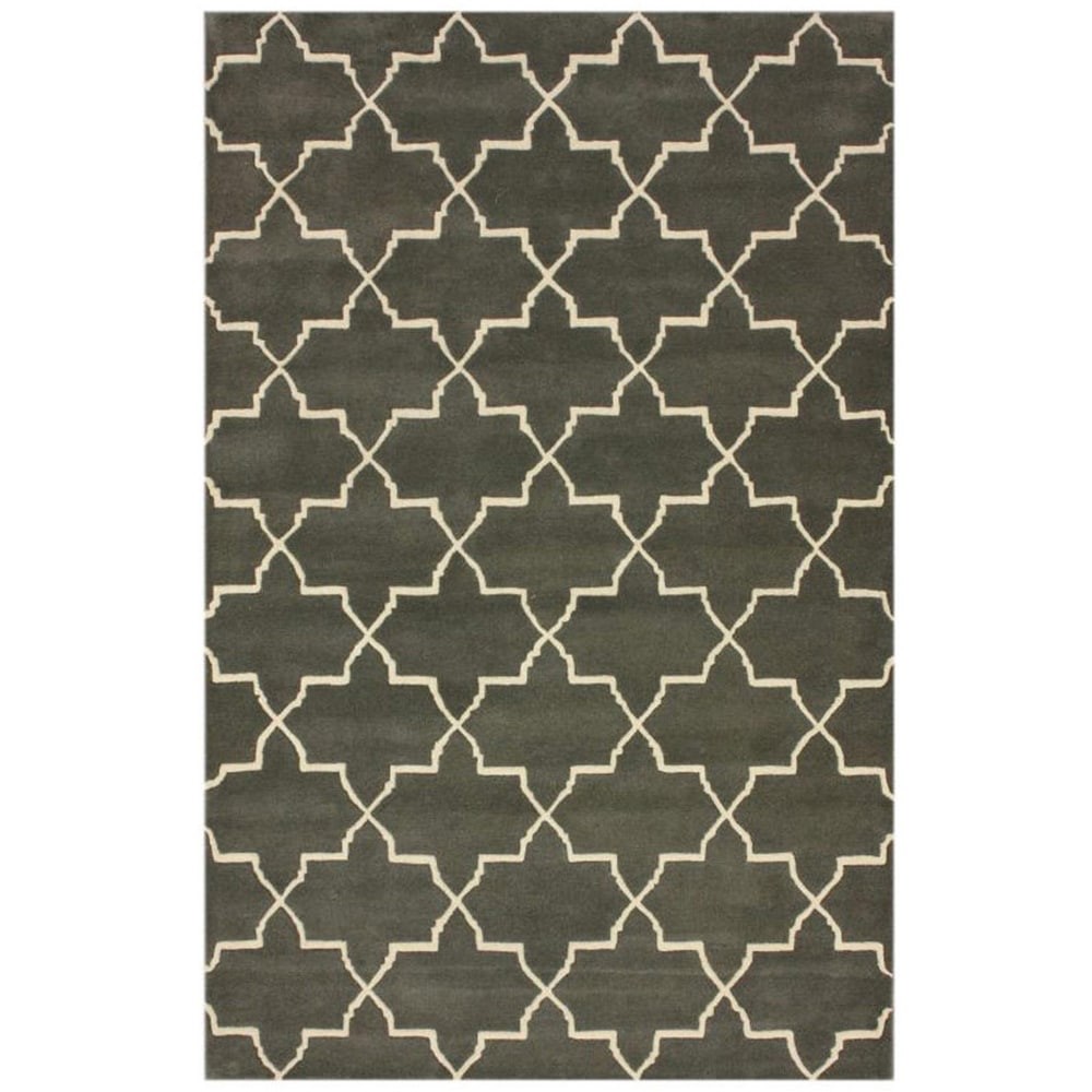 Nuloom Handmade Moroccan Trellis Wool Rug (3 X 5)