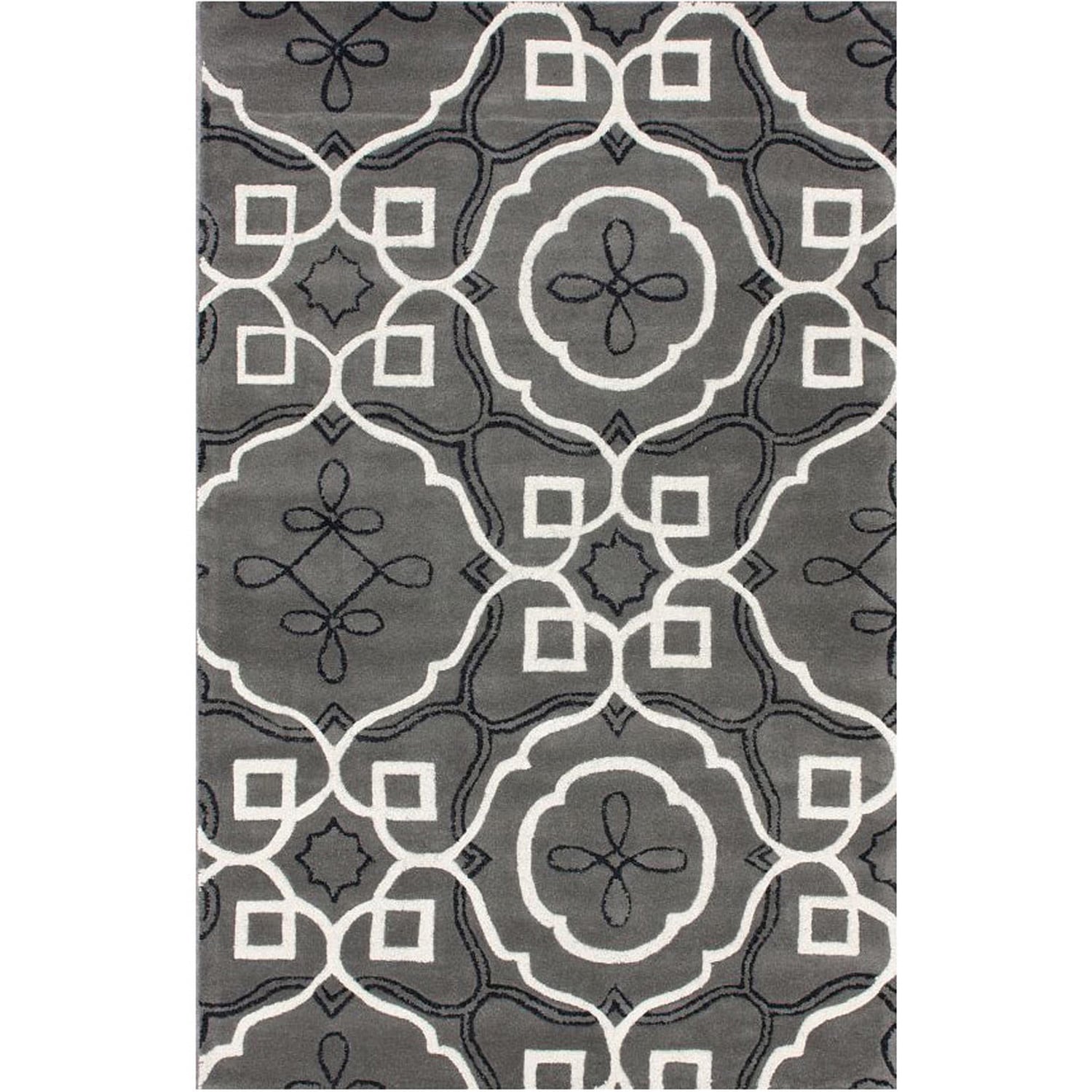 Nuloom Handmade Moroccan Modern Trellis Wool Rug (3 X 5)