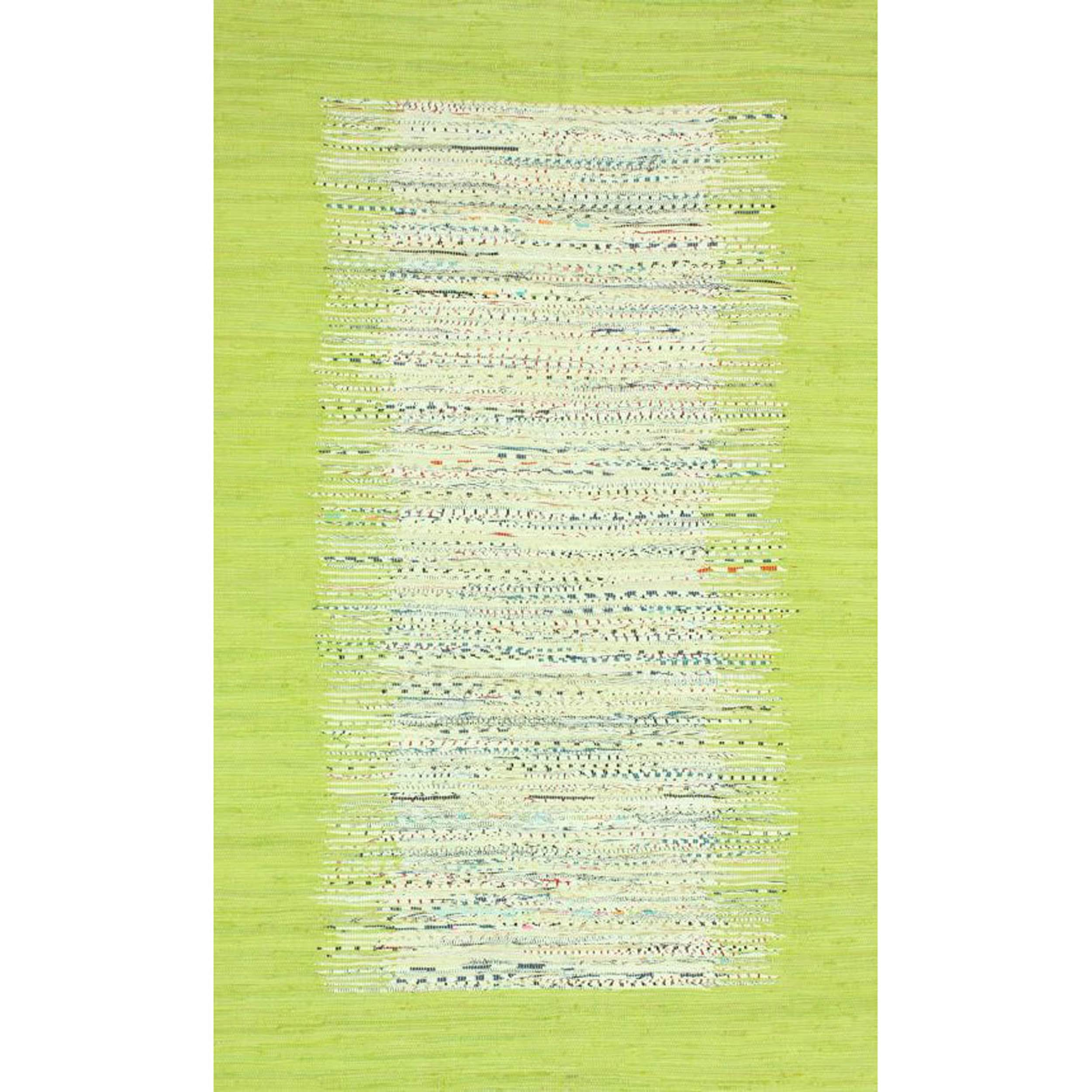 Nuloom Handmade Abstract Border Flatweave Cotton Rug (4 X 6) (IvoryPattern AbstractTip We recommend the use of a non skid pad to keep the rug in place on smooth surfaces.All rug sizes are approximate. Due to the difference of monitor colors, some rug co