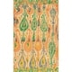 Ikat runner rug