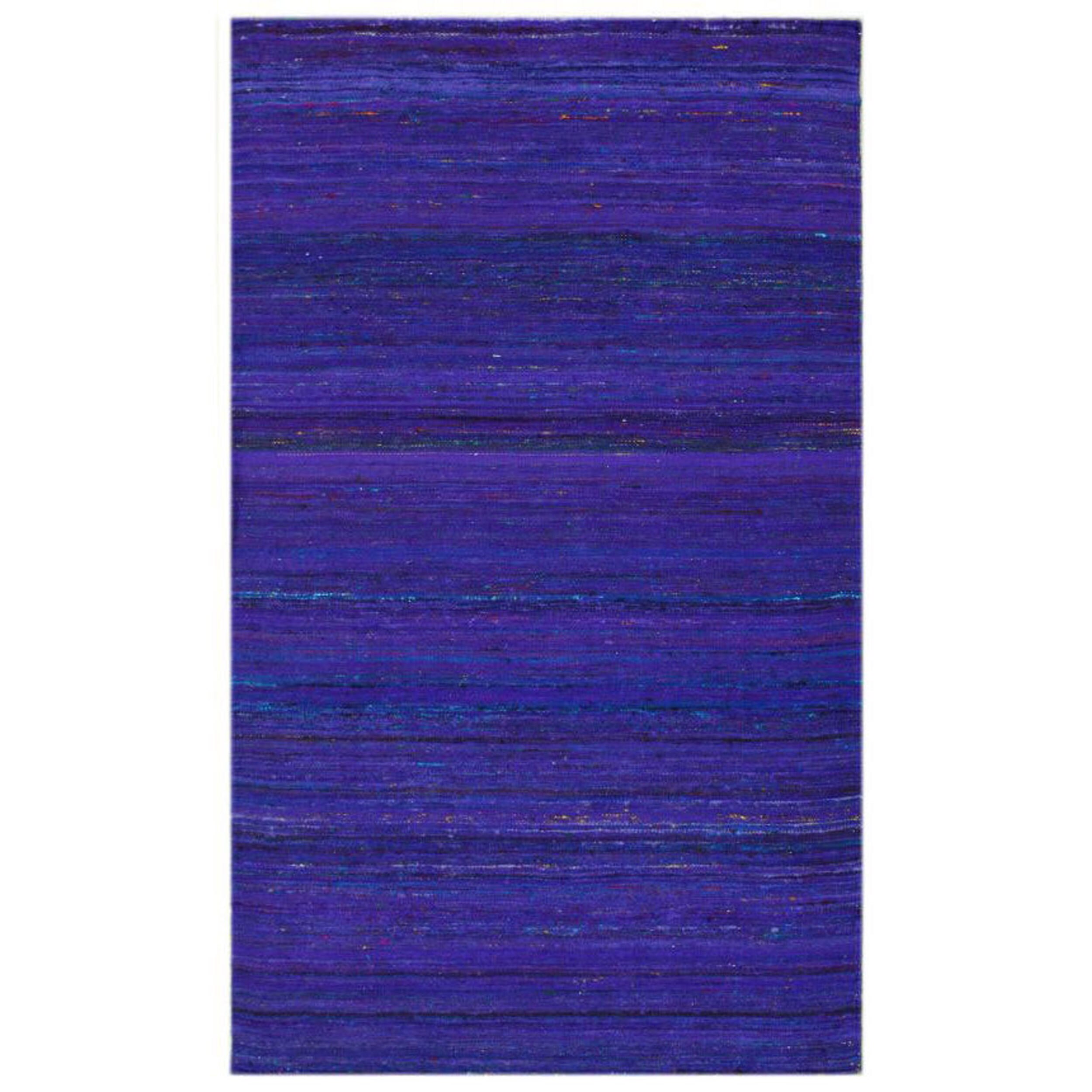 Nuloom Handmade Flatweave Lines Multi Purple Rug (47 X 67)