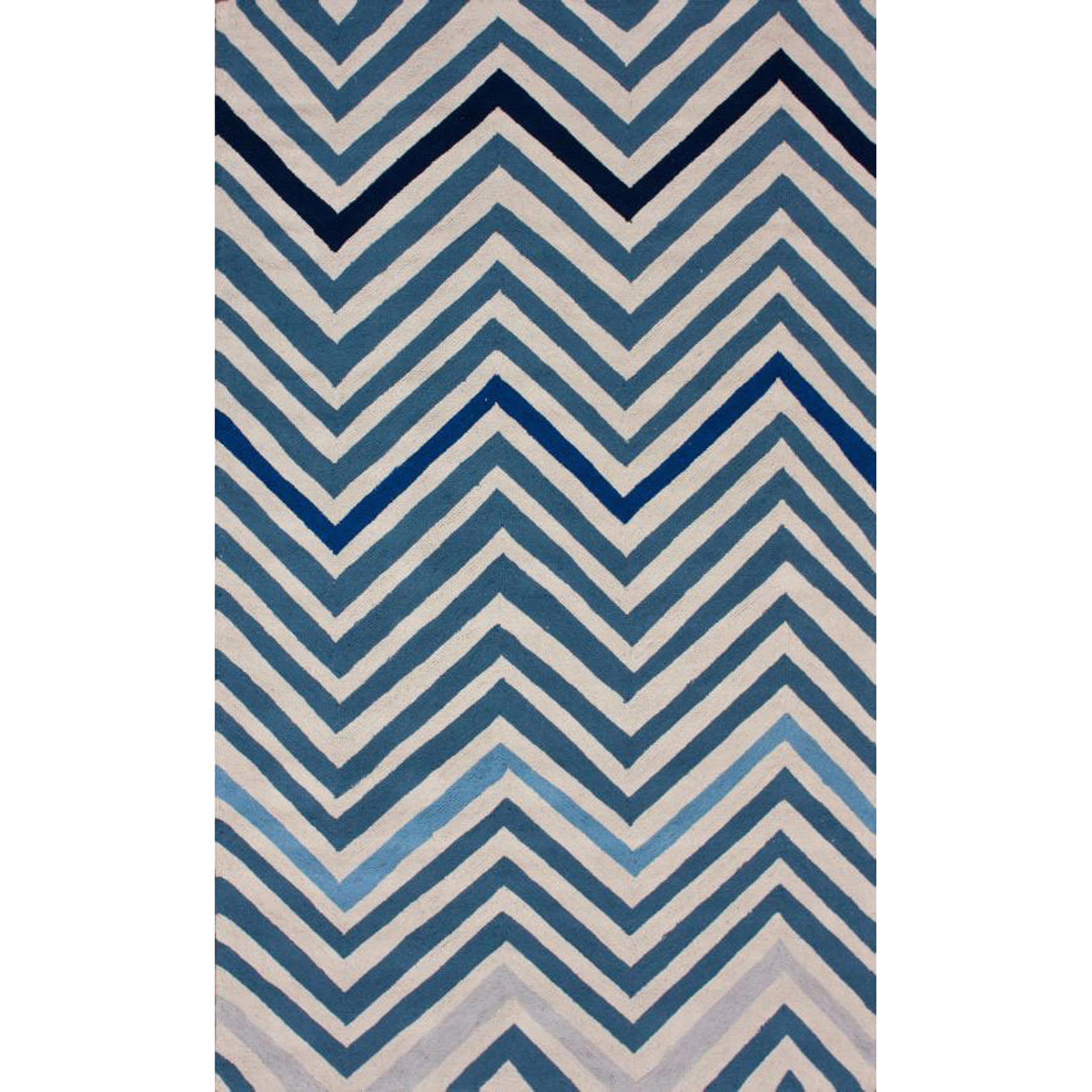 Nuloom Handmade Alexa Chevron Wool Rug (6 X 9)