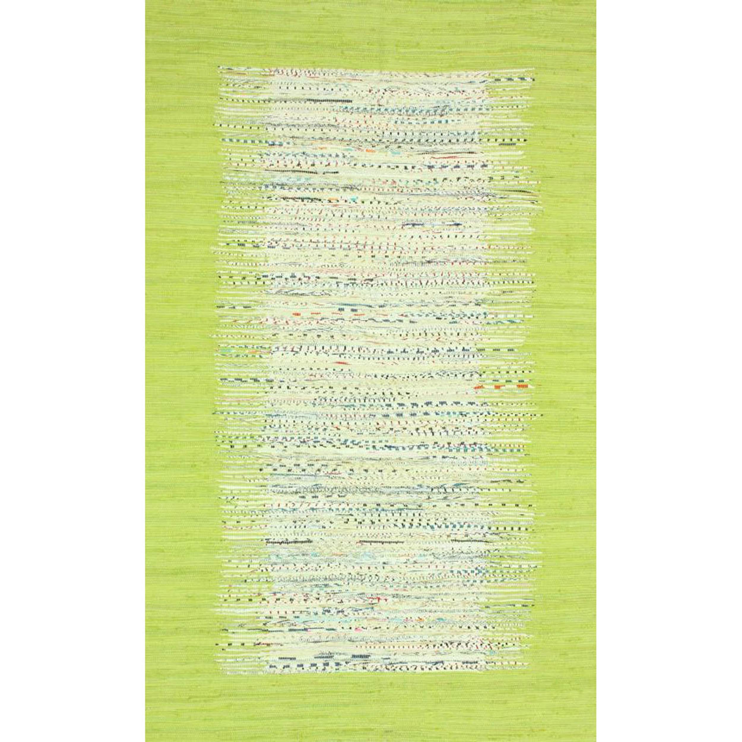 Nuloom Handmade Abstract Border Flatweave Cotton Rug (6 X 9) (IvoryPattern AbstractTip We recommend the use of a non skid pad to keep the rug in place on smooth surfaces.All rug sizes are approximate. Due to the difference of monitor colors, some rug co